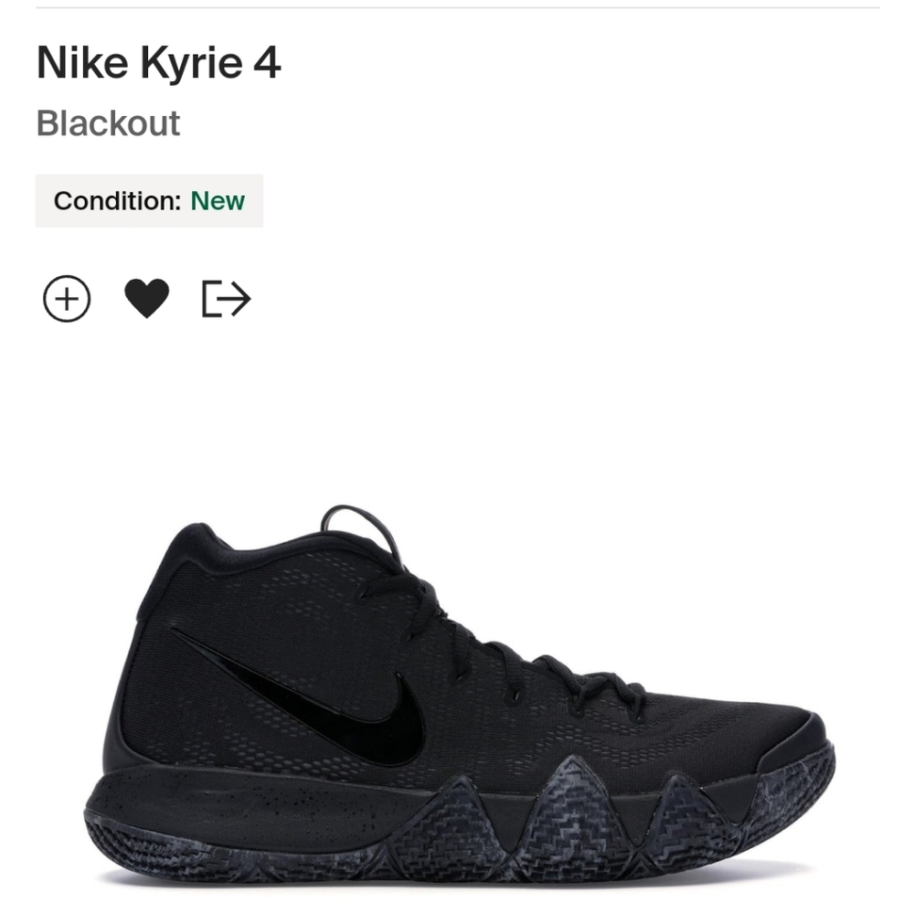 Nike Kyrie 4 Blackout